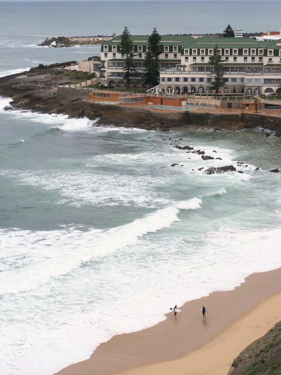 Praia da Baleia and Praia do Sul in Ericeira