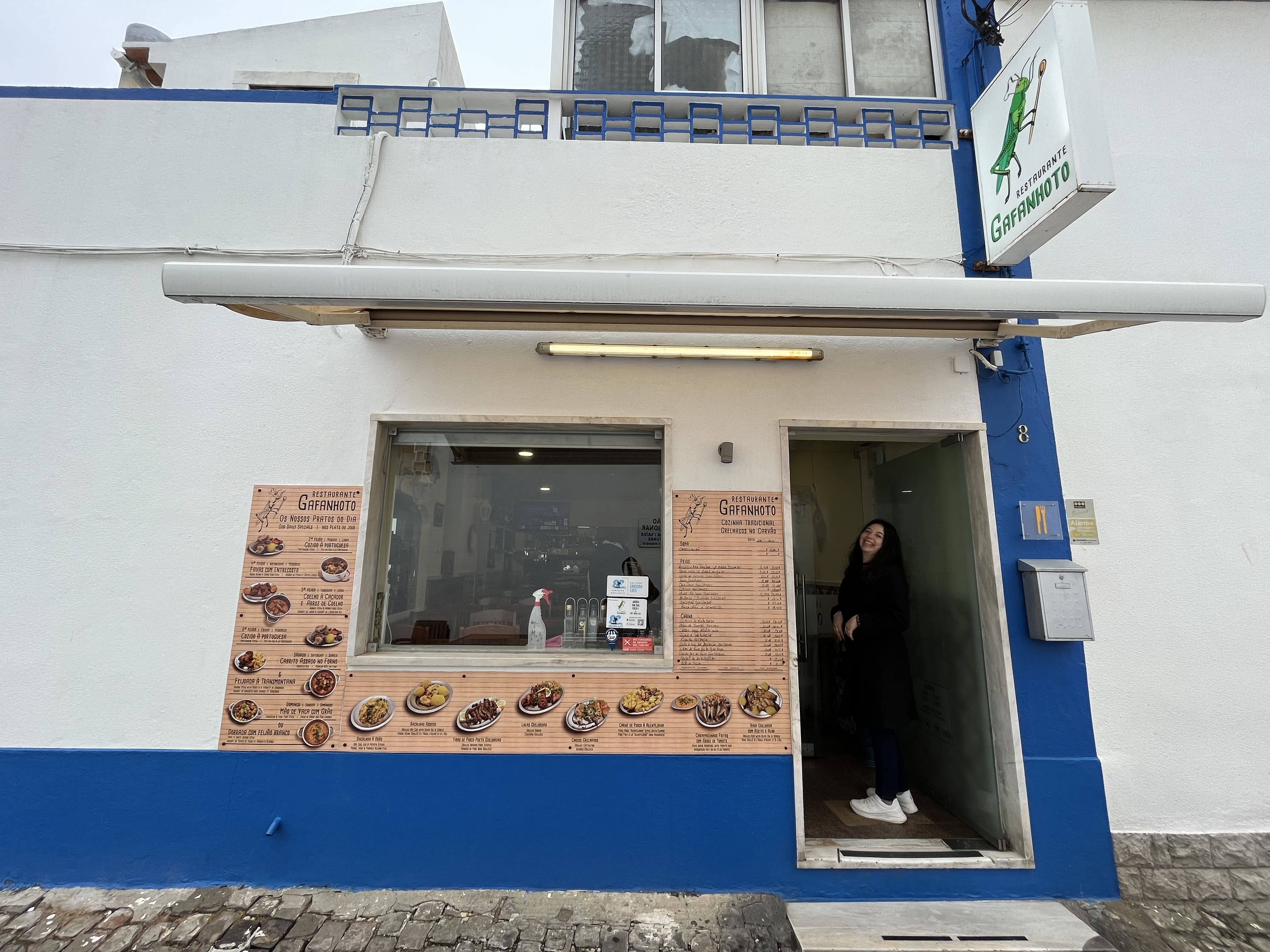 The restaurant O Gafanhoto in Ericeira