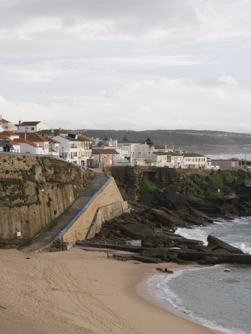 View of Ericeira from the coast