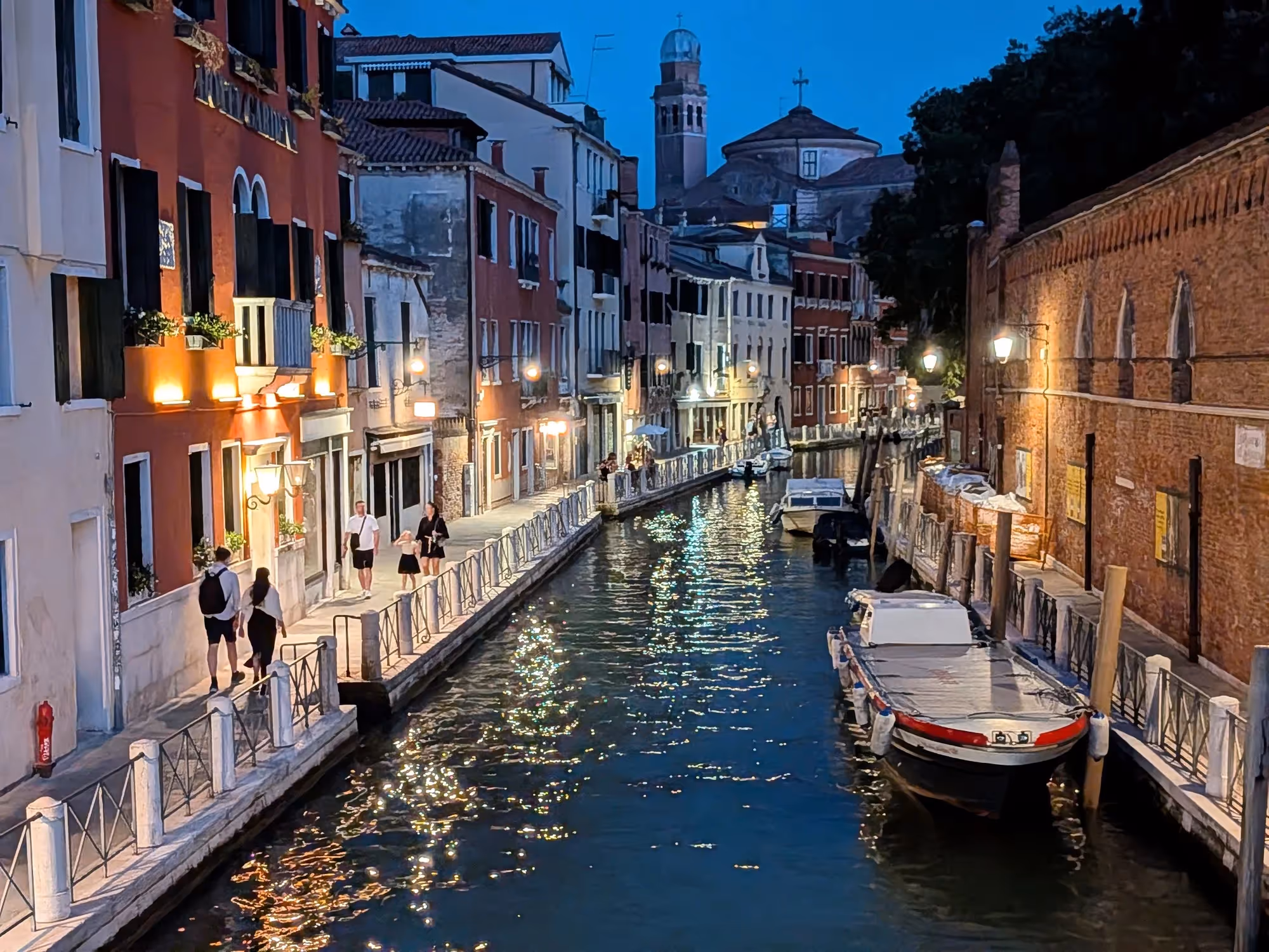 Canal Venise de nuit