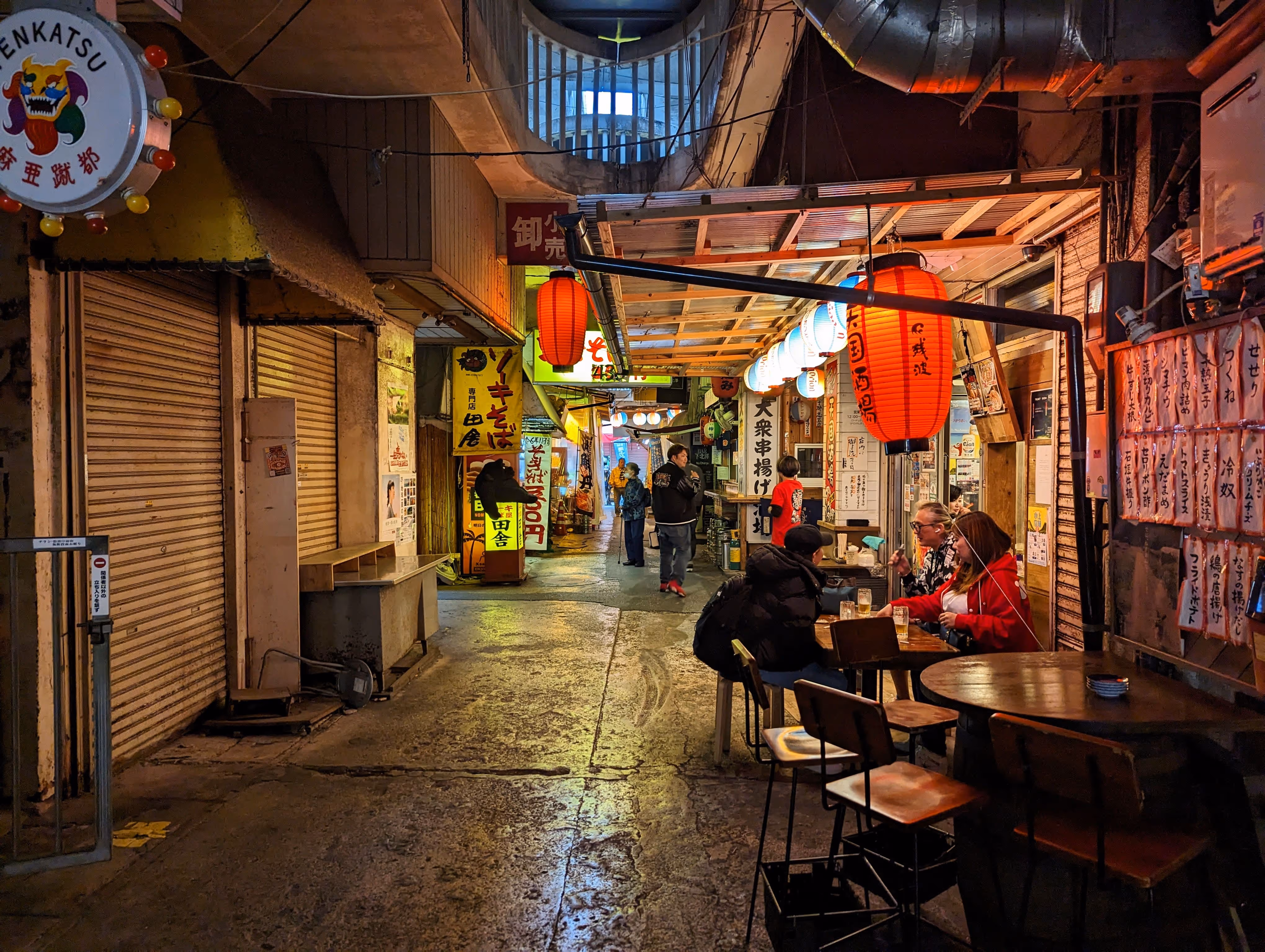 Une ruelle du marché couvert Heiwa Dort