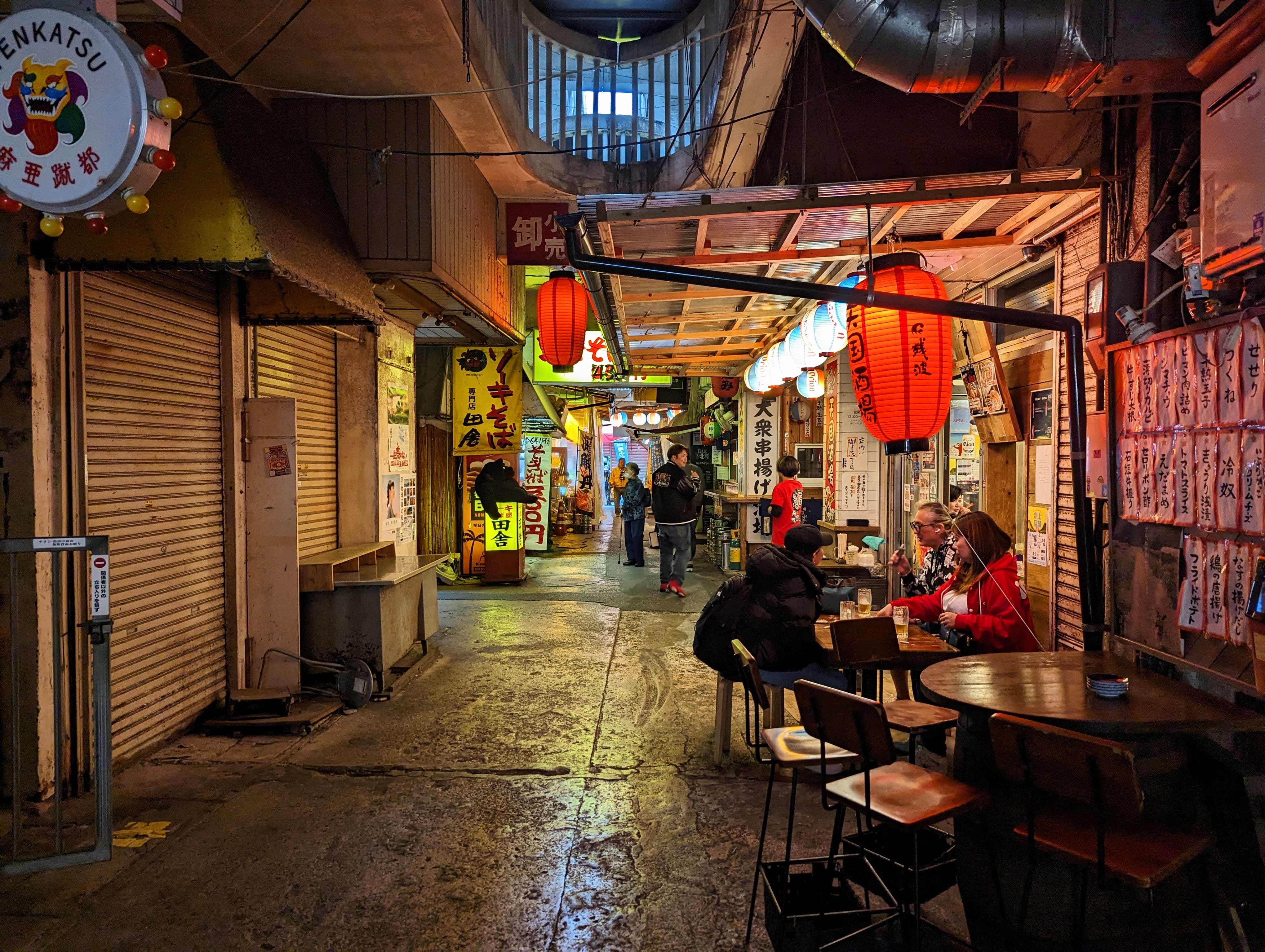 Une ruelle du marché couvert Heiwa Dort