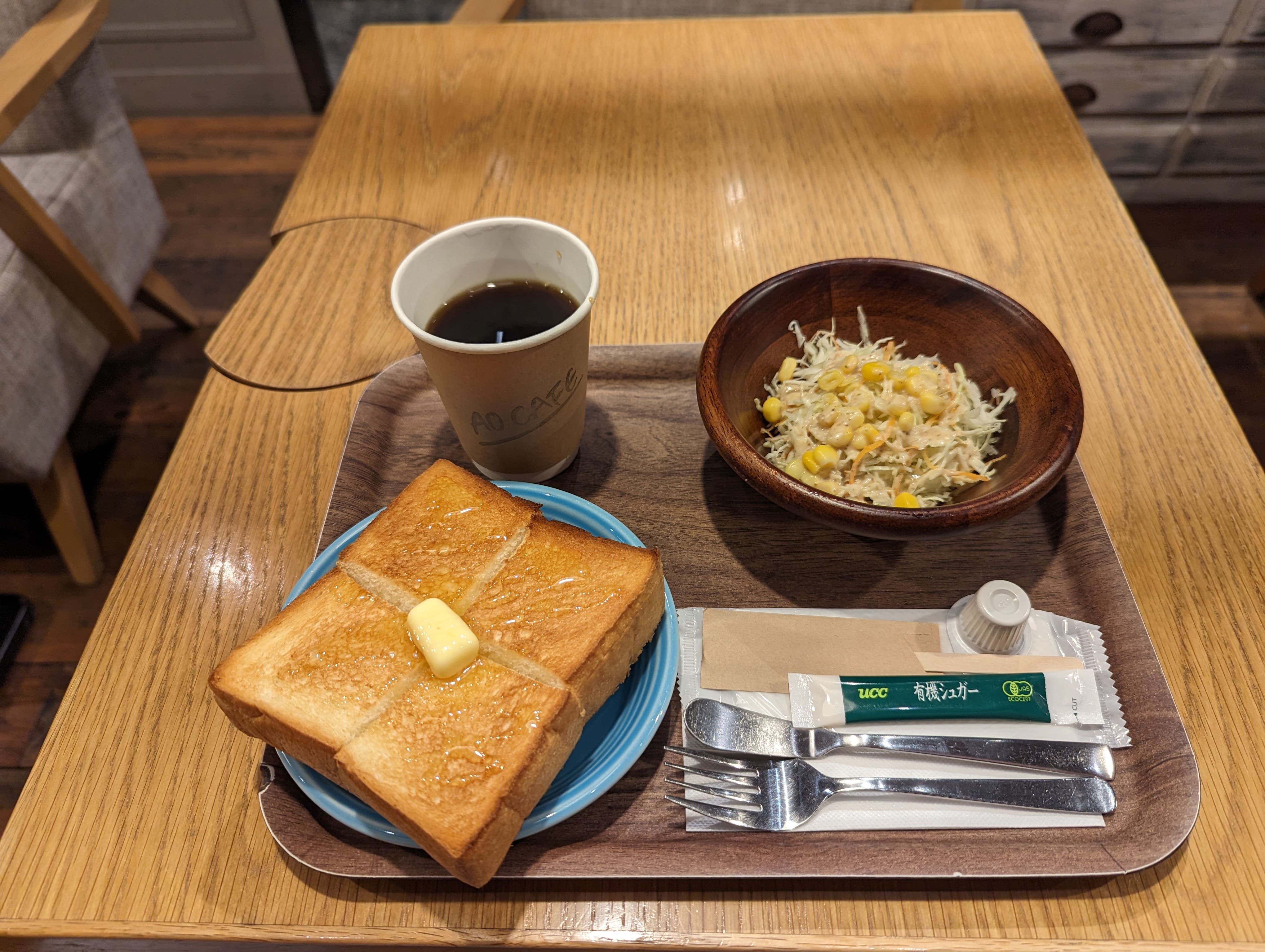 Le petit déjeuner au Kitchen Hostel Ao