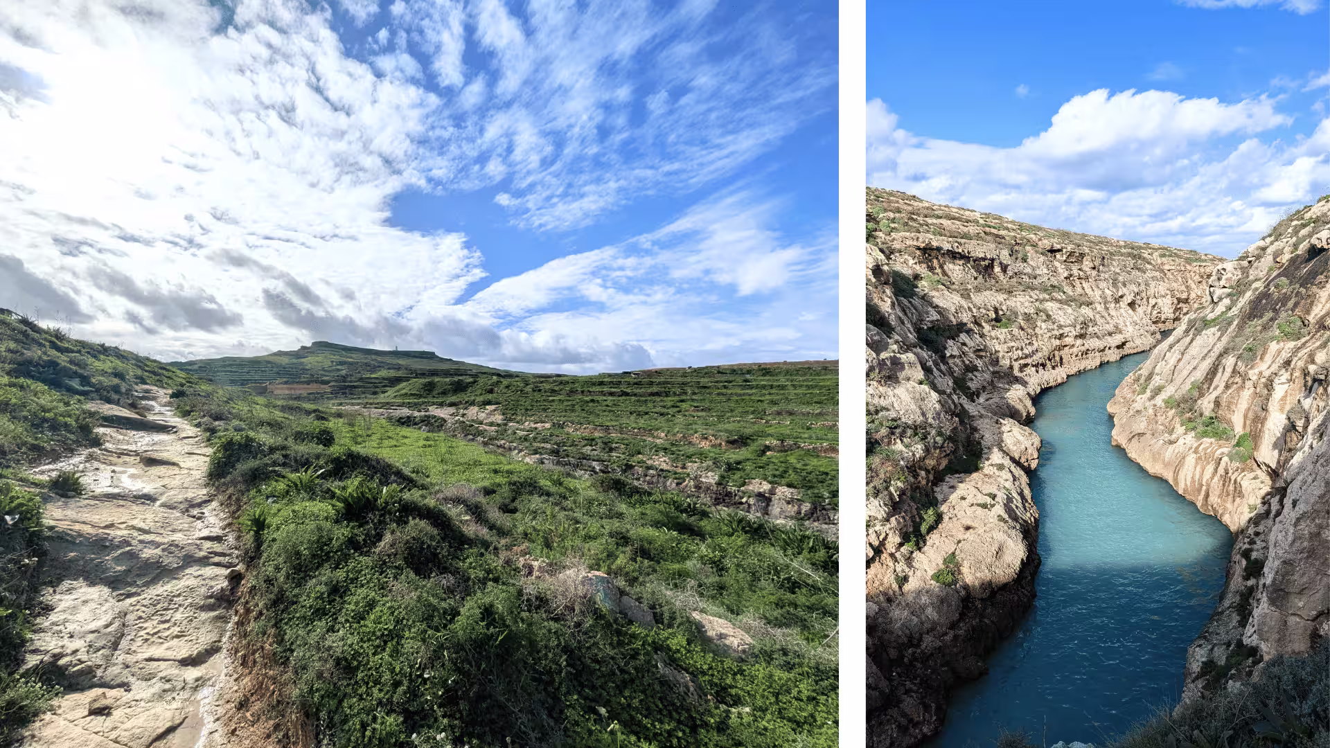 Randonnée vers Wied il-Għasri à Gozo