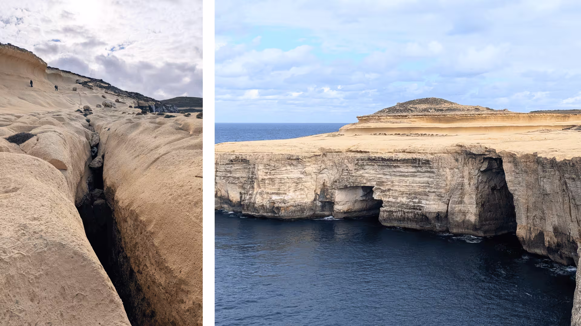 Paysage de la côte Nord-Ouest de Gozo
