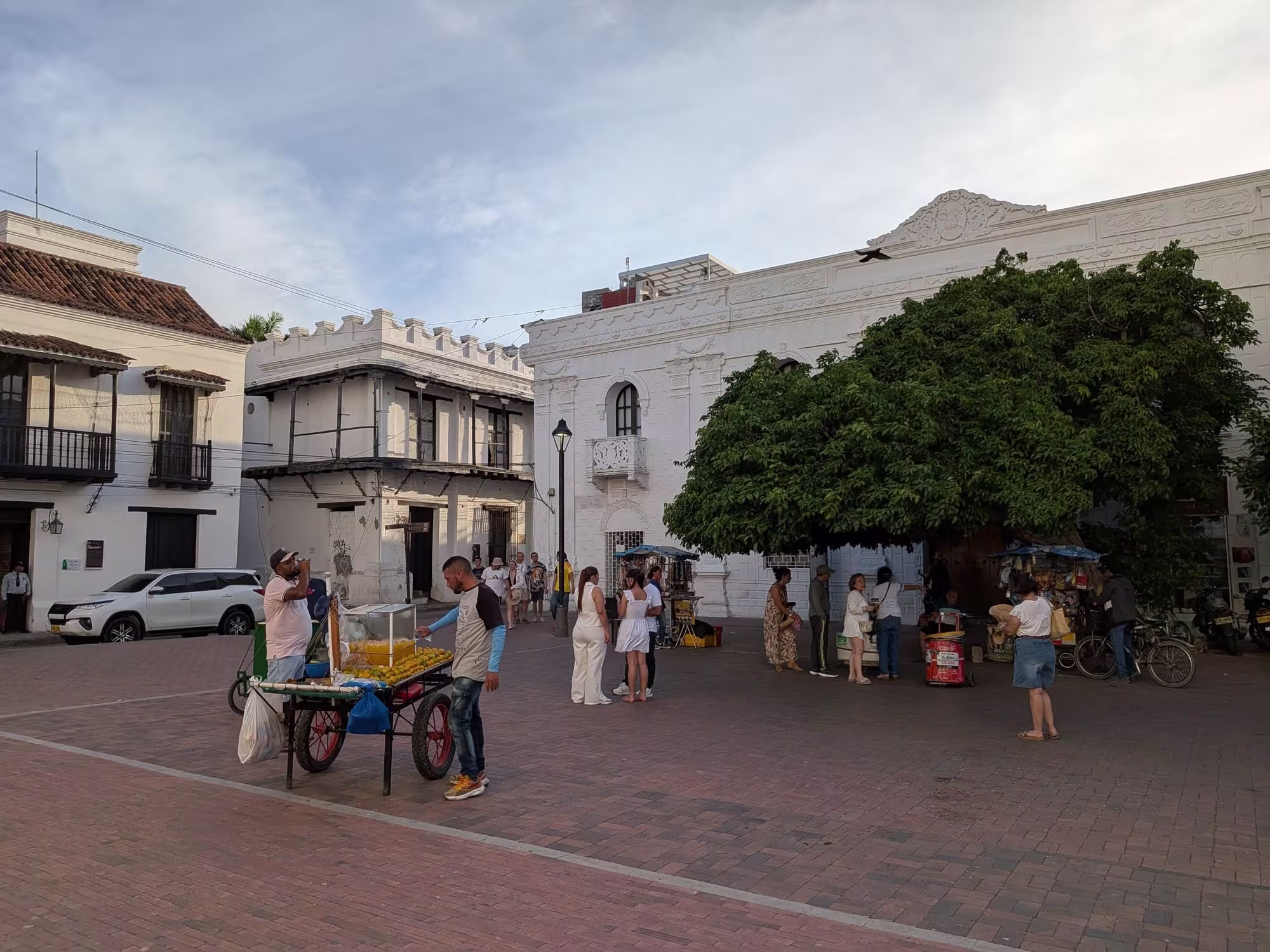 Place historique à Santa Marta en Colombie