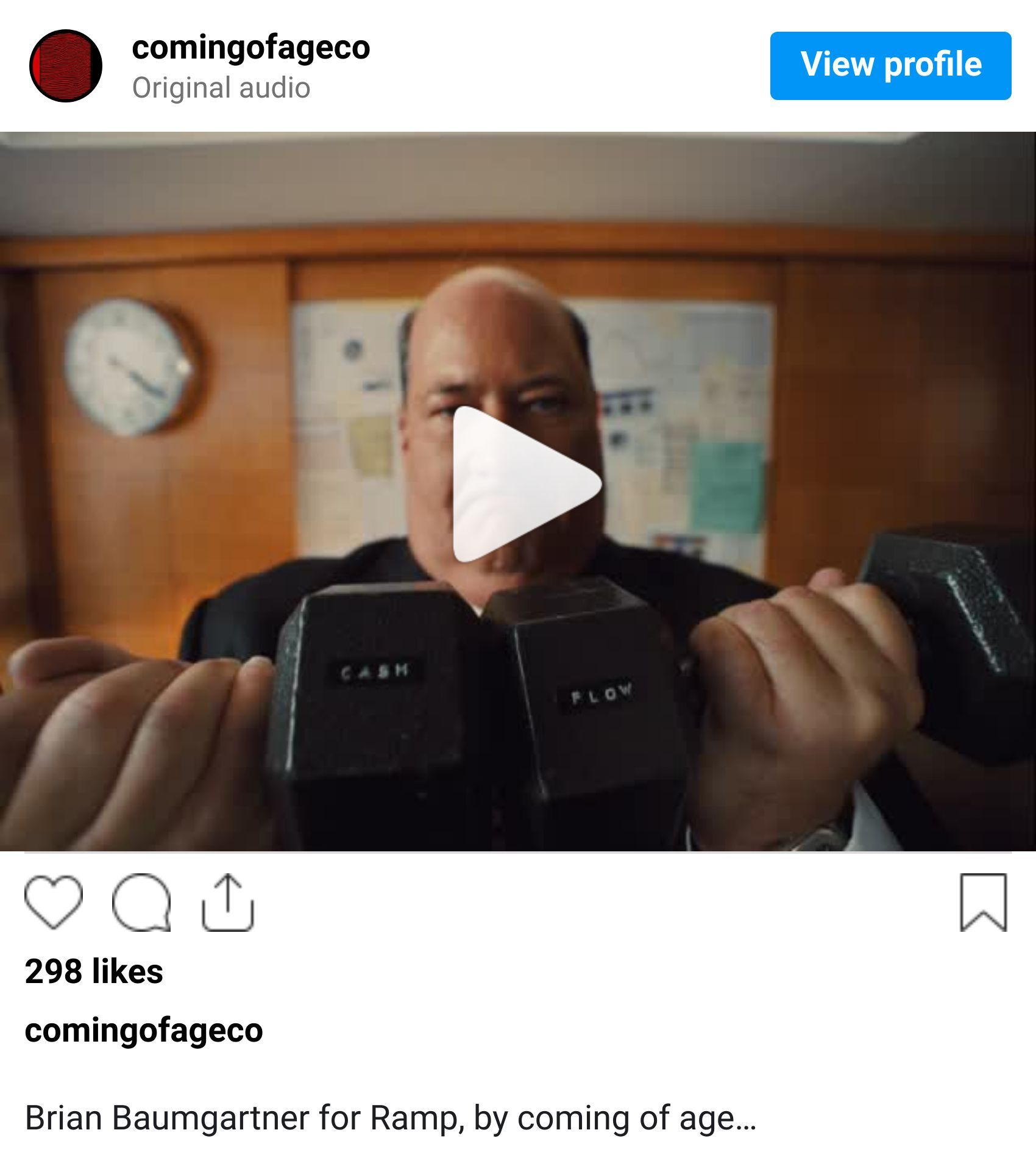 Instagram reel screenshot