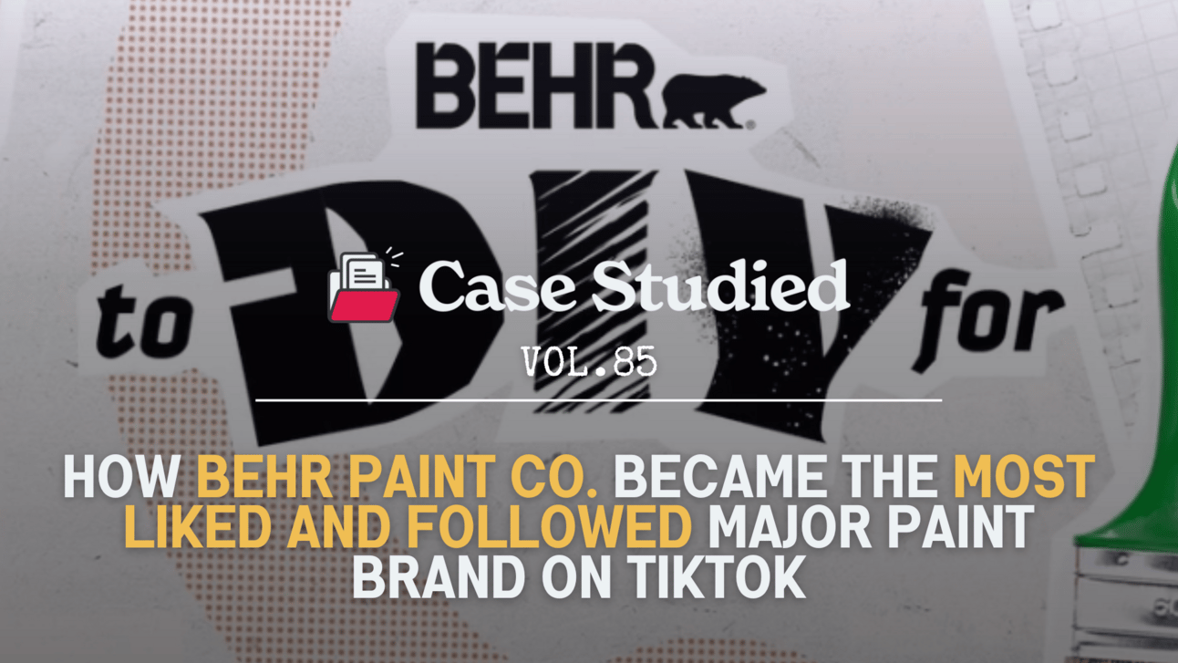 Vol. 86: Behr Paint Company: Gamifying DIY  🎨