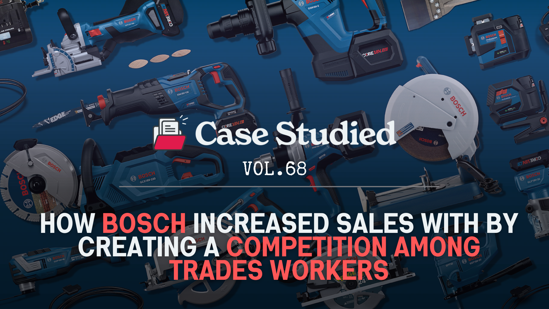 Vol 68. Bosch: Tools That Talk 🔧