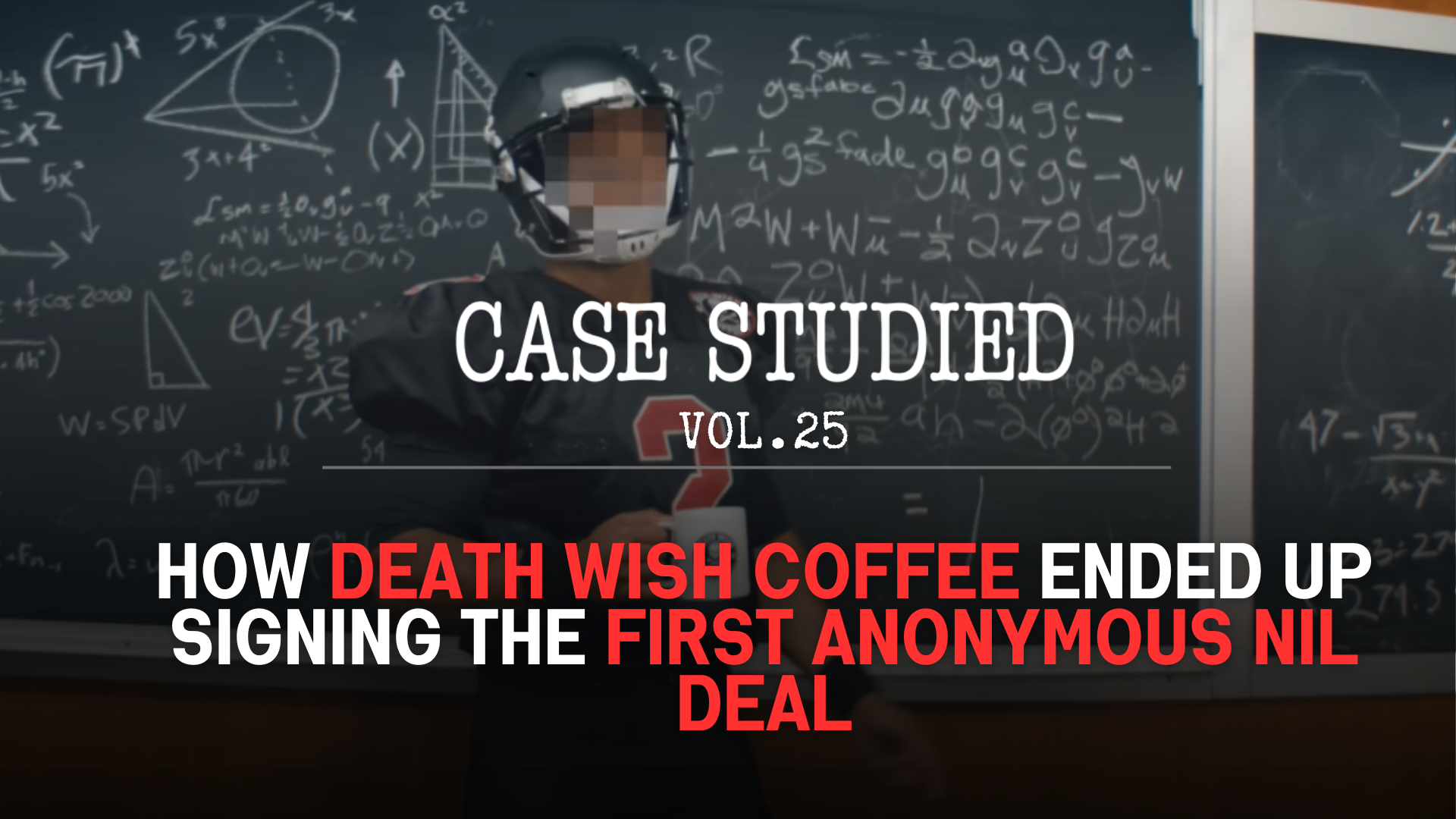 Vol 25. Death Wish Coffee: Performance enhancing β