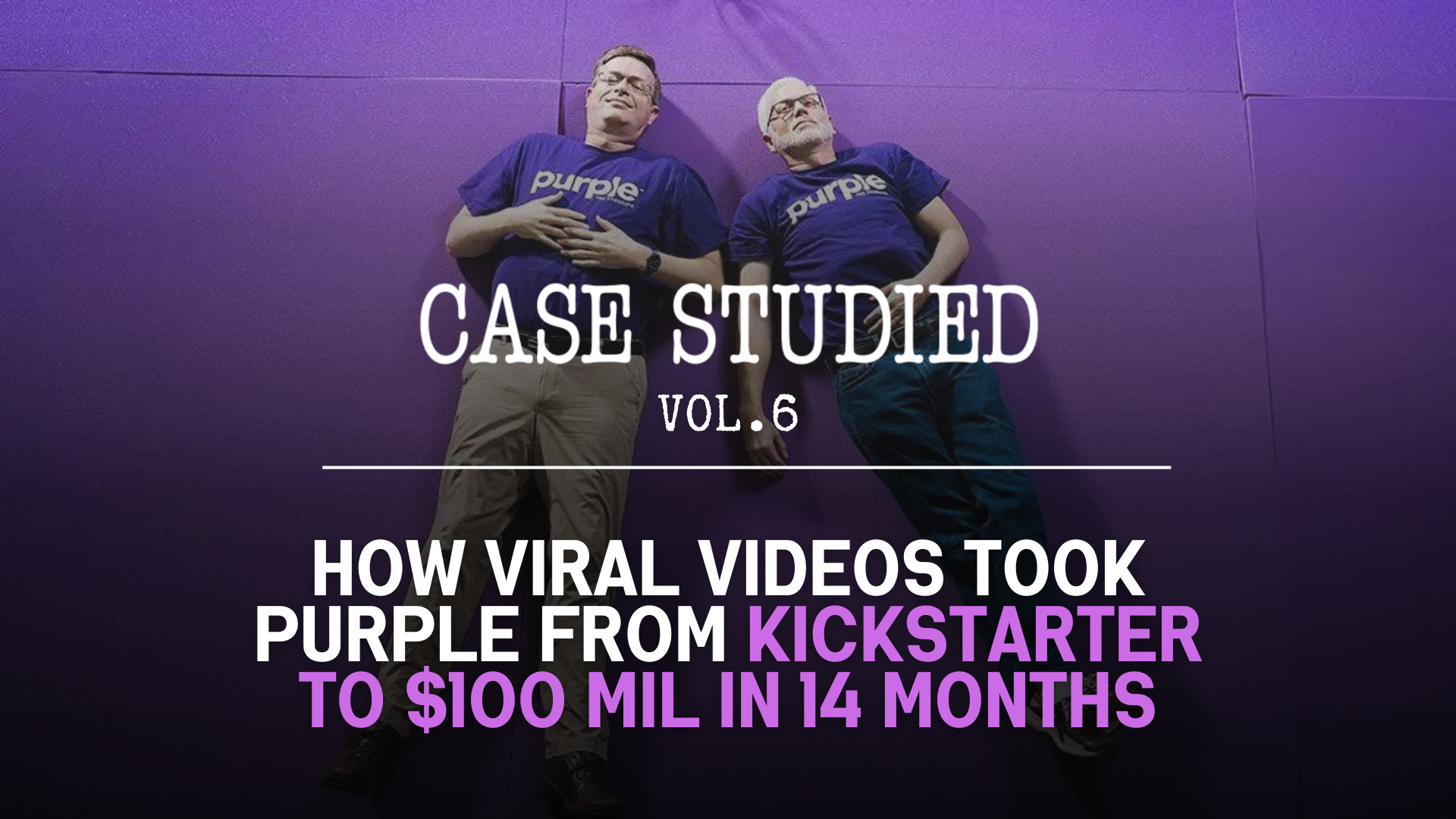 Vol 6. Purple: A mattress that’s juuust right 🛌