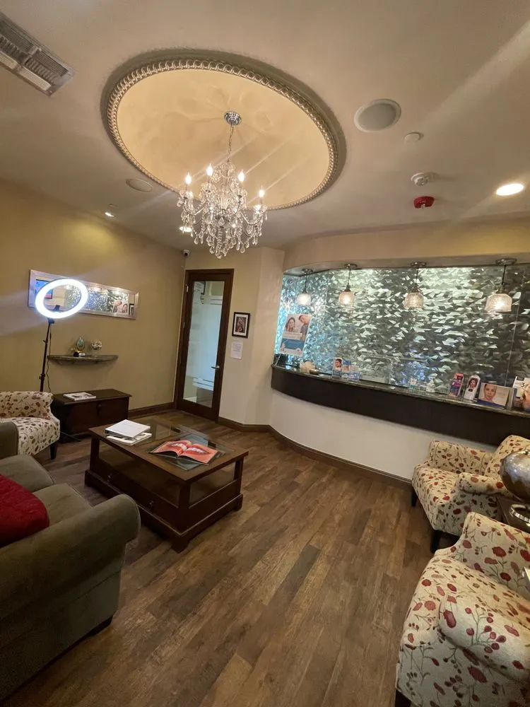 Modern reception area at Dr. Amy’s Dental Office