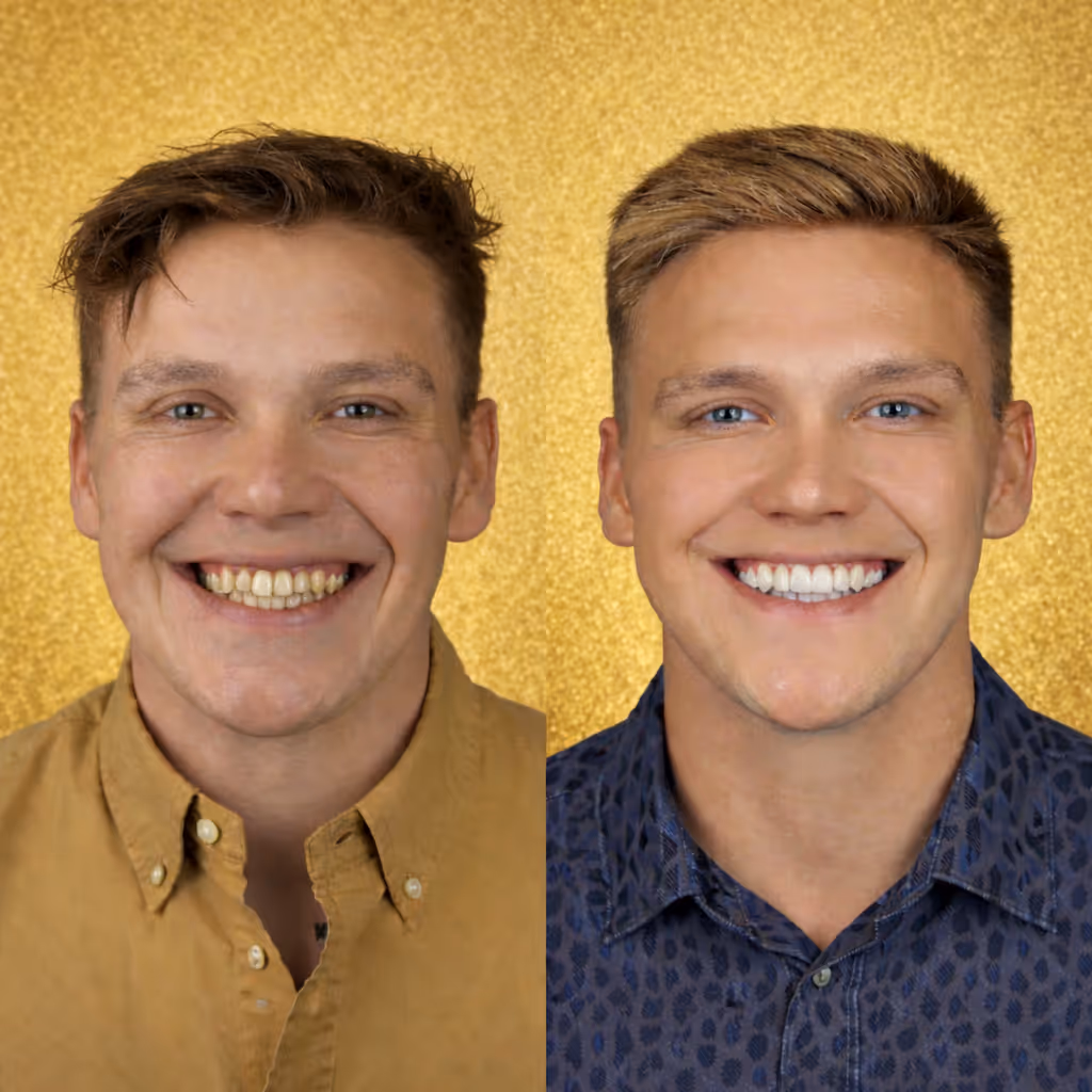 Dr. Amy's Patient Transformation: 12 Upper Porcelain Veneers + Zoom! Whitening