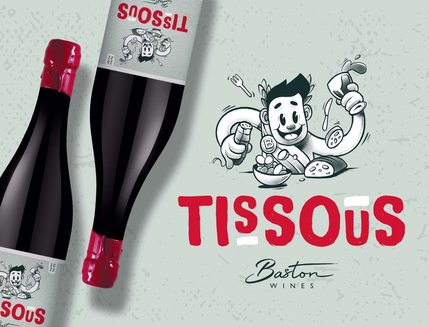 Tissous : une création d’étiquette de vin qui a du caractère