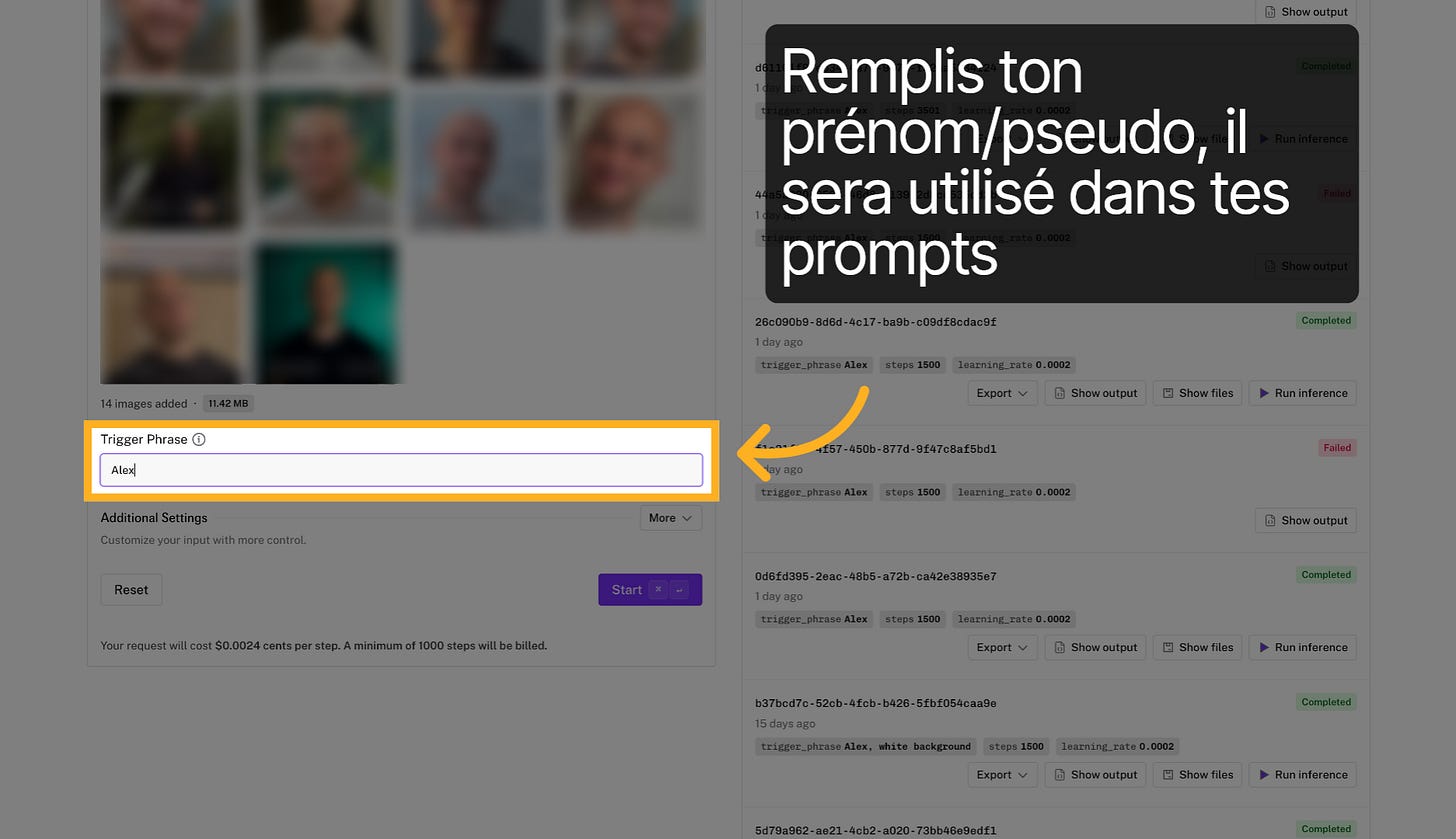 Entrer le Déclencheur