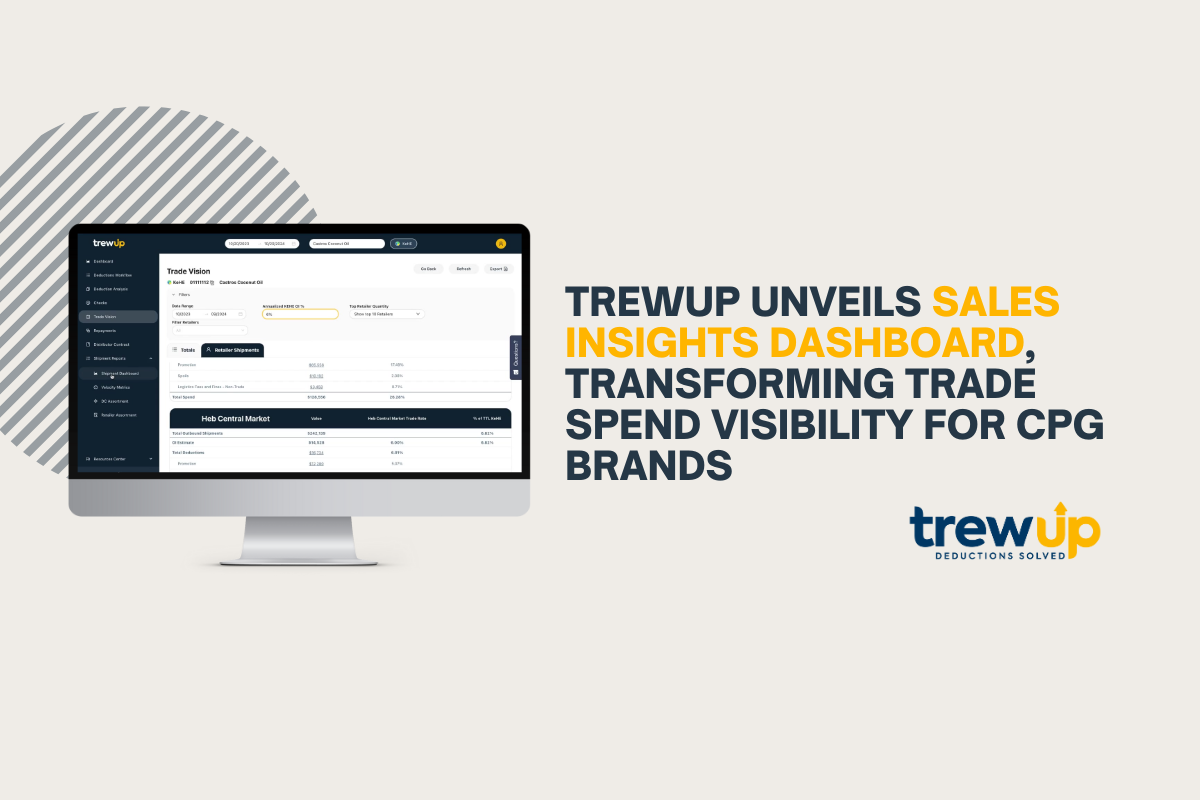 TrewUp Unveils Sales Insights Dashboard, Transforming Trade Spend Visibility for CPG Brands