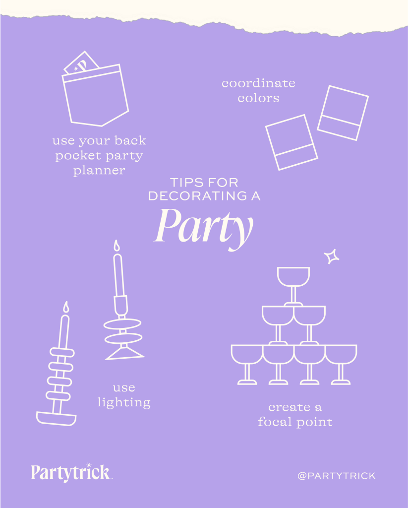 ideas for decorating a party
