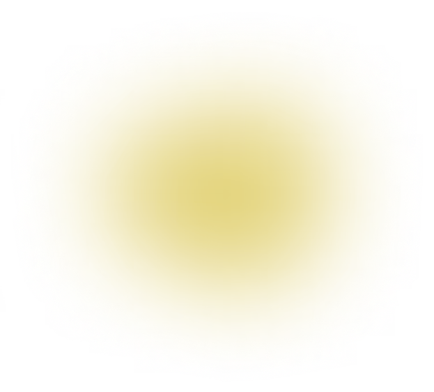 Irregular yellow blob shape with soft, blurry edges on a transparent background.
