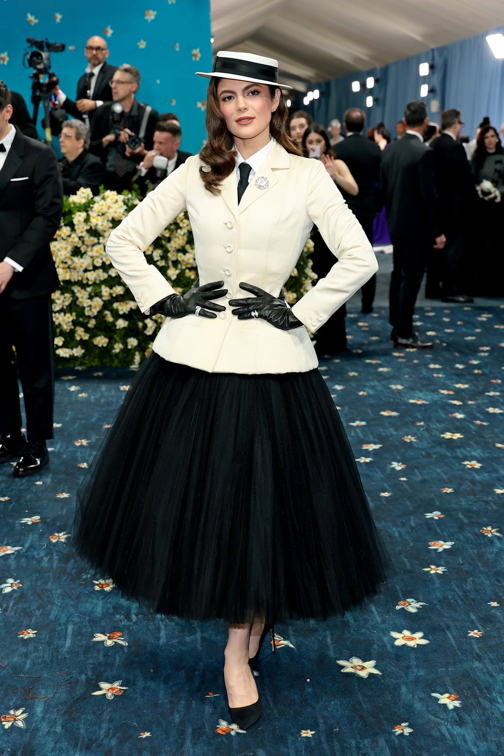 Monica Barbaro's Dior look for the 2025 Met Gala