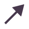 Dark purple arrow pointing diagonally upward to the right.