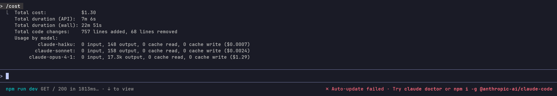 Claude Opus 4.5 Token Usage for Figma Clone