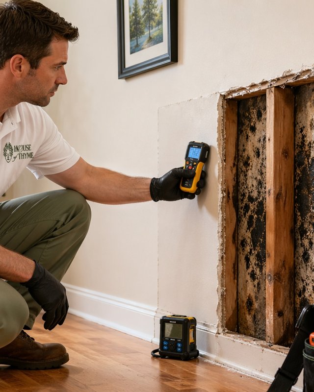 Hidden mold in wall in Dripping Spring