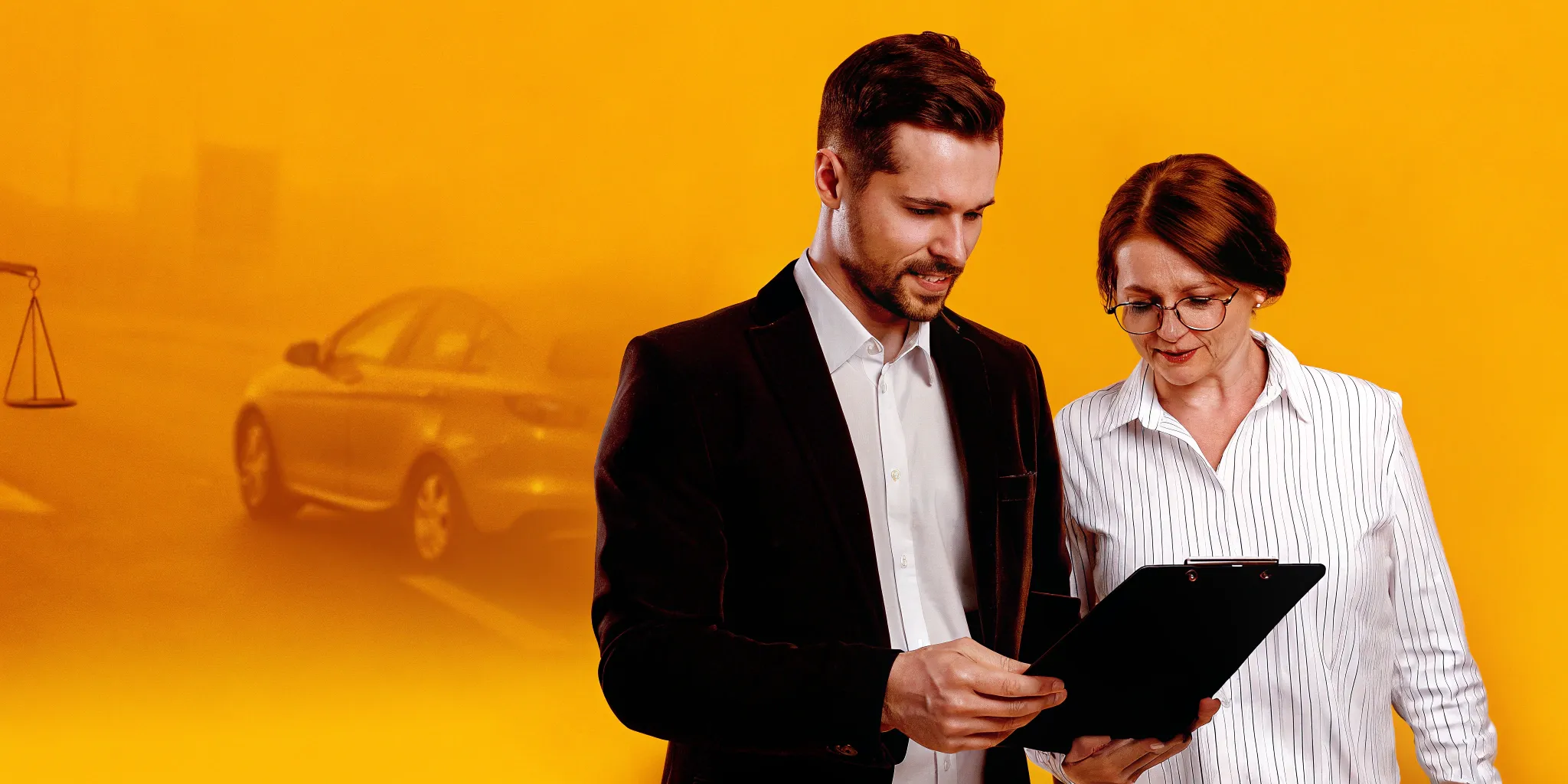 A car accident lawyer in Brunswick, GA advises a client on their case.