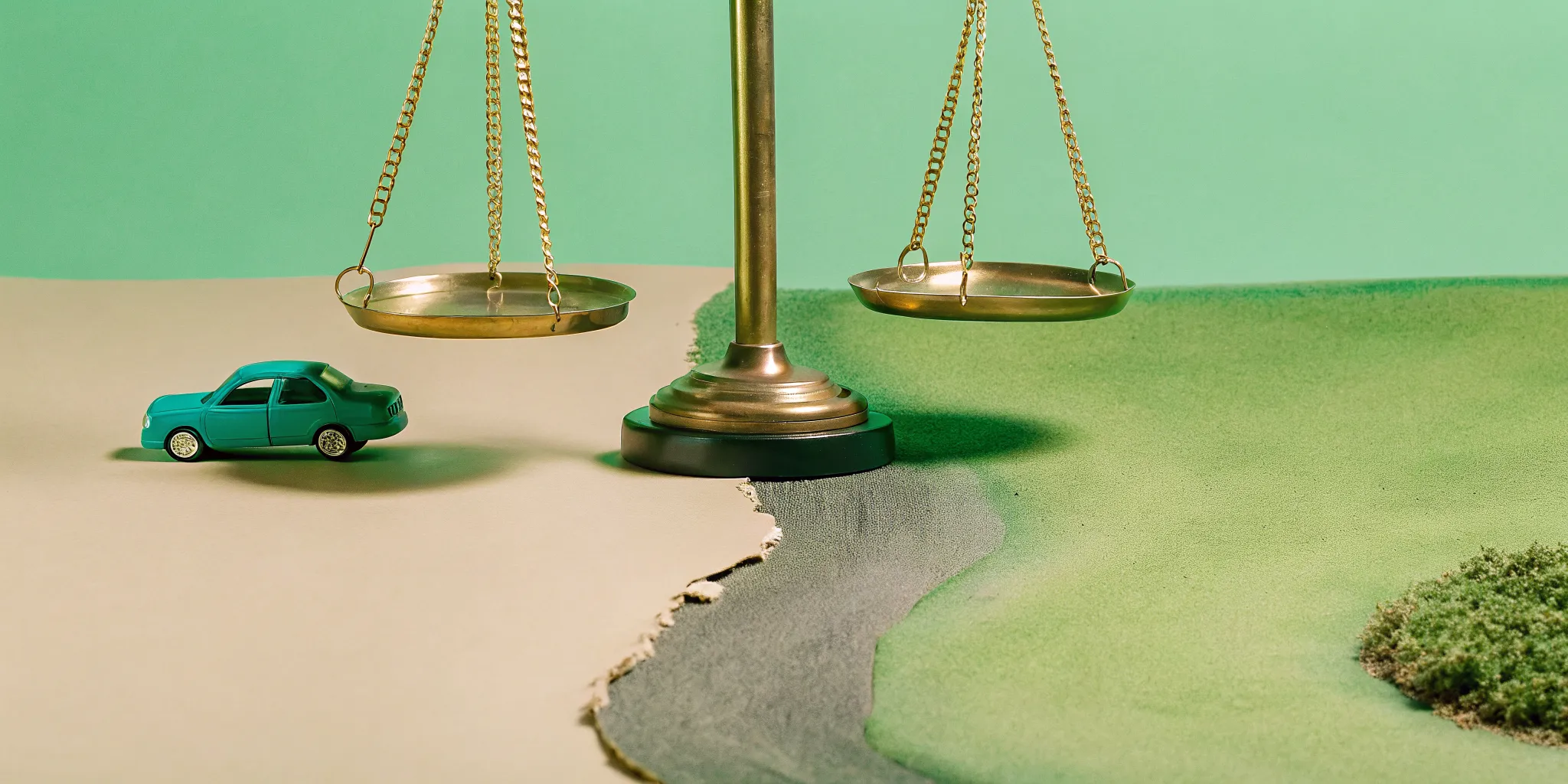 Balanced scales representing comparative negligence Georgia rules