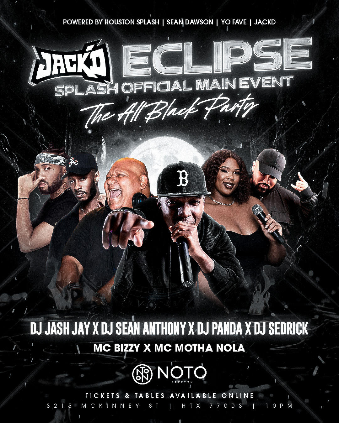 Eclipse Splash Official Main Event: The All Black Party