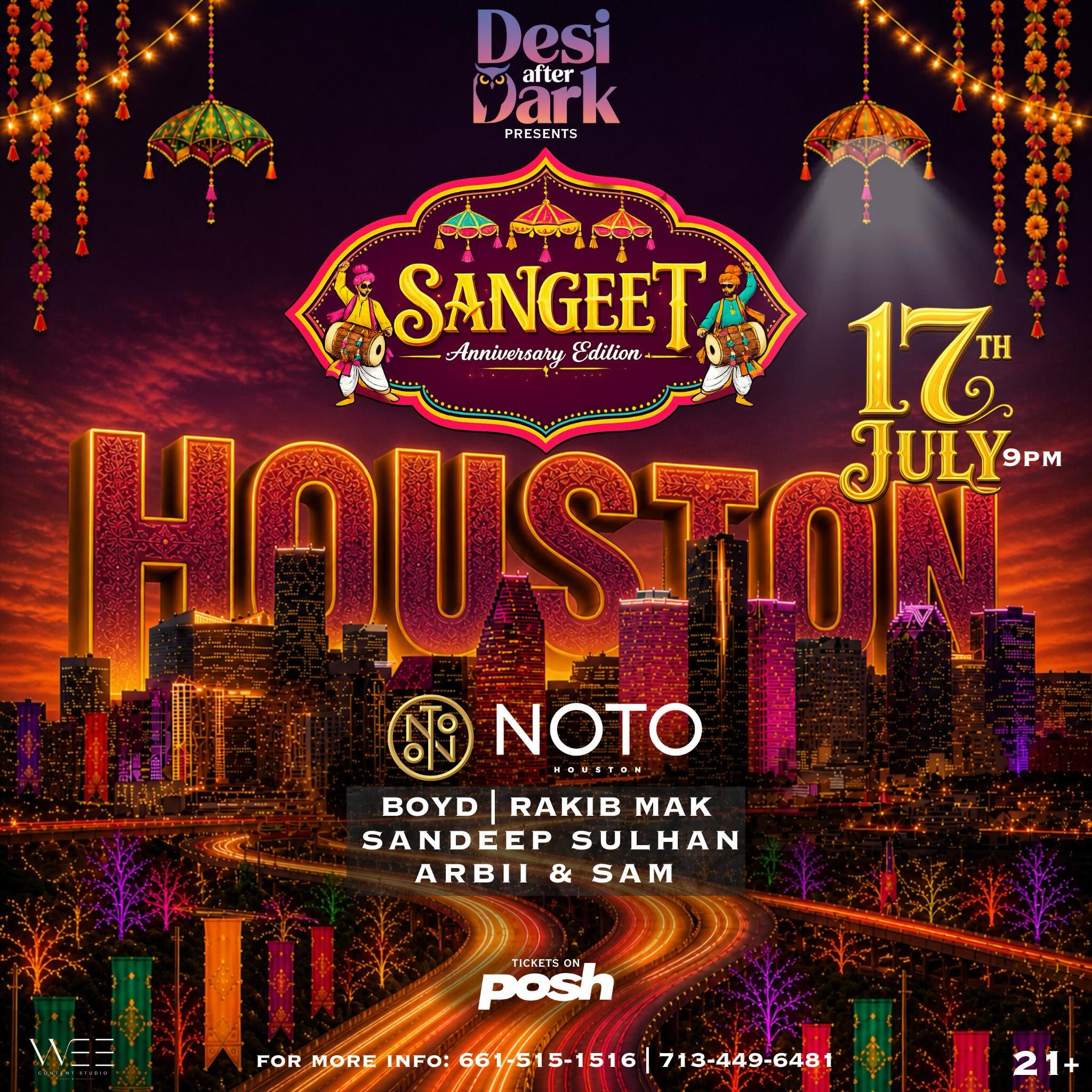 Desi After Dark Presents: Sangeet Anniversary Edition