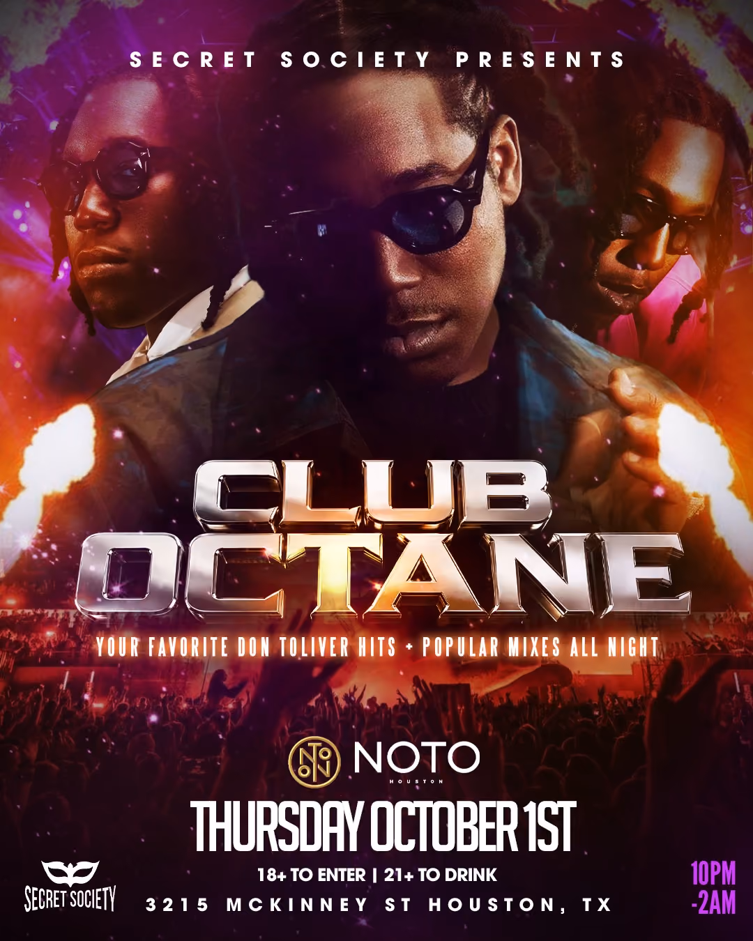 Club Octane: Your Favorite Don Toliver Hits + Popular Mixes All Night
