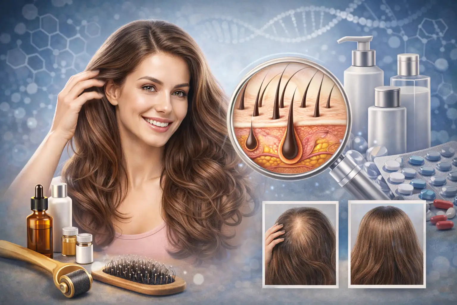 Обложка для статьи индустрия восстановления волос