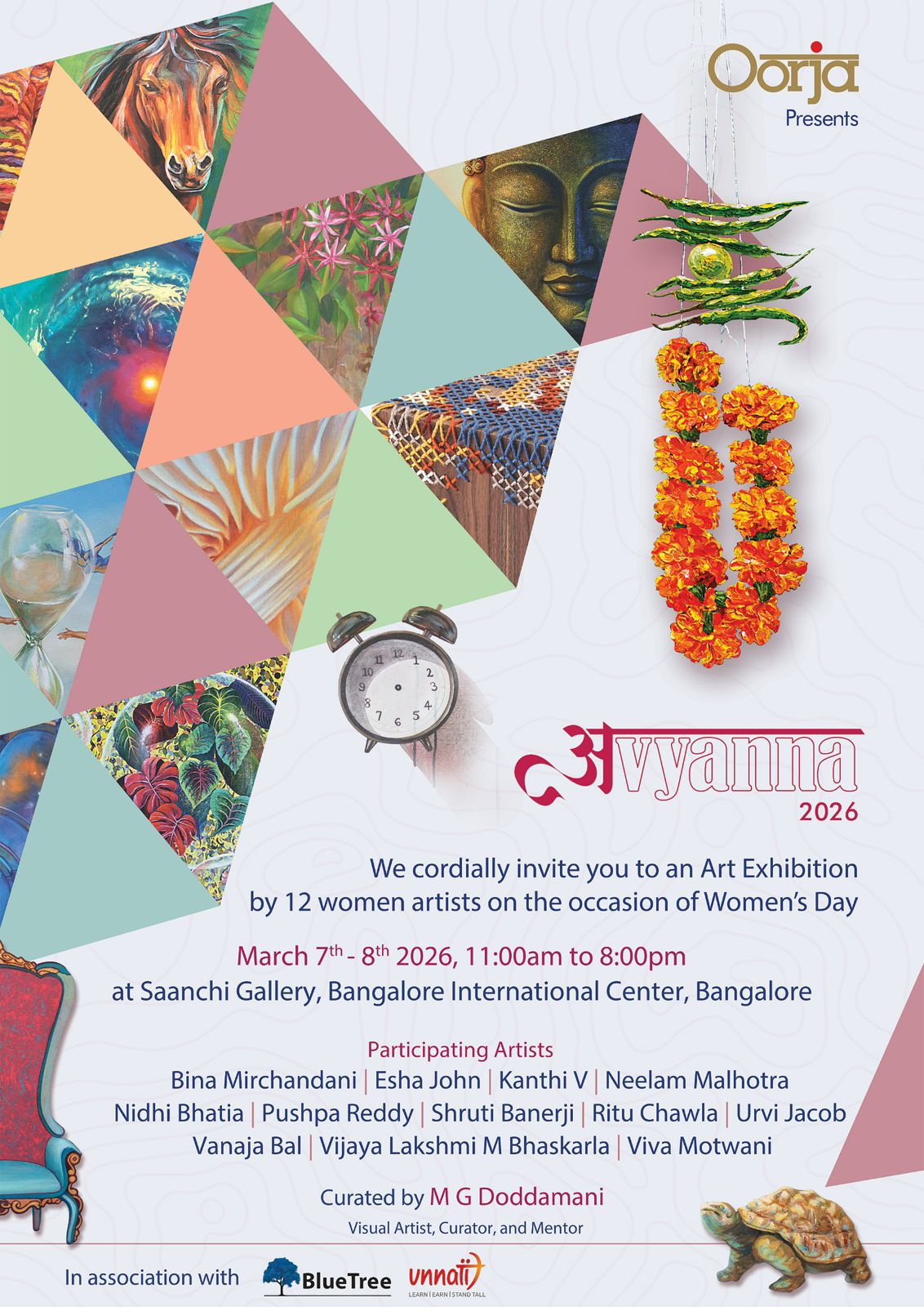 Avyanna: An Artist’s Collective of 12 Women Celebrating Women’s Day at Bangalore International Centre