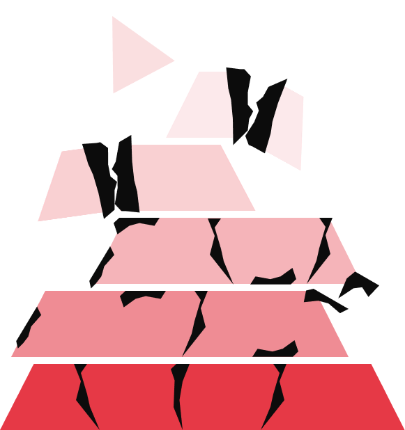 Bröckelnde Pyramide