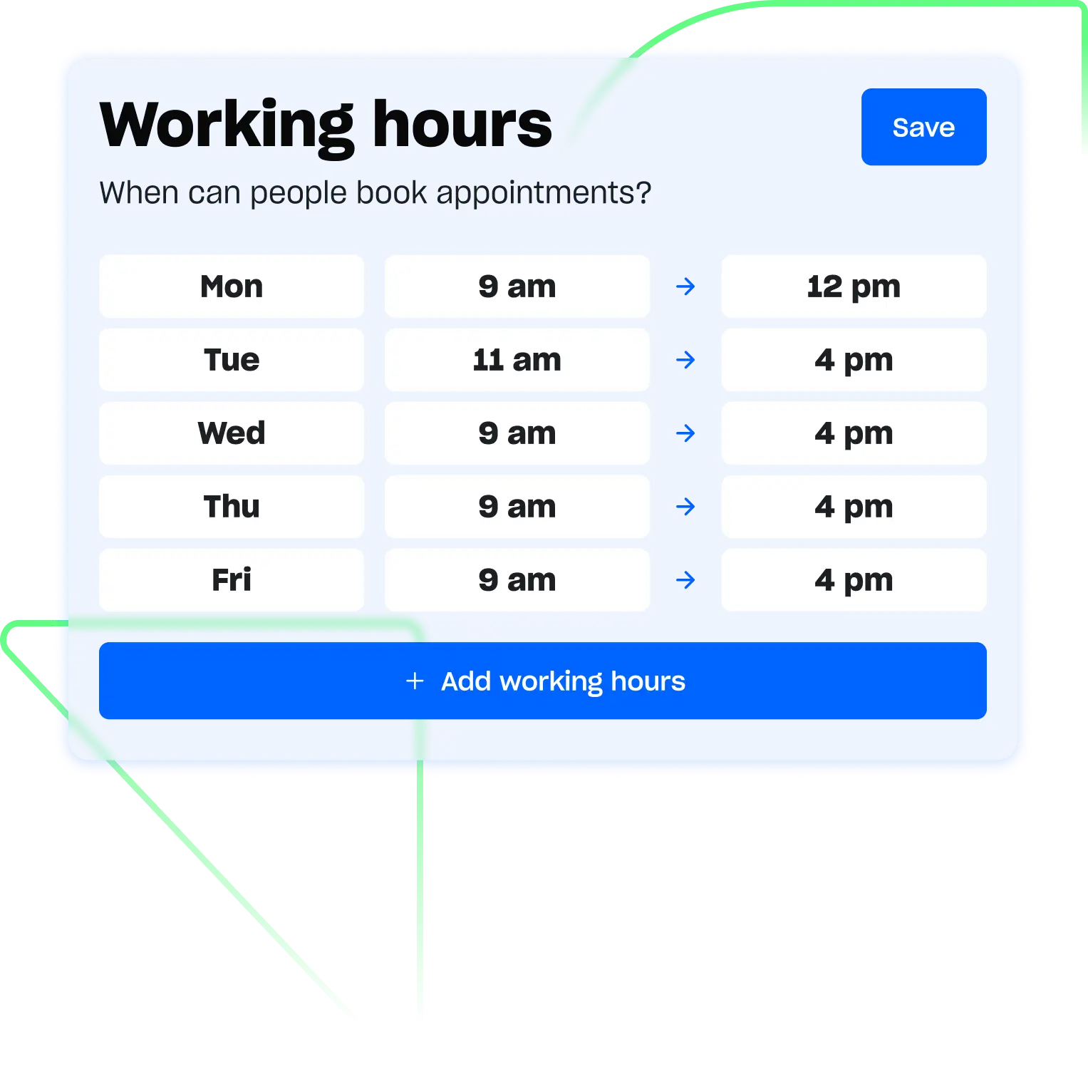 Scheduling system via PushPress