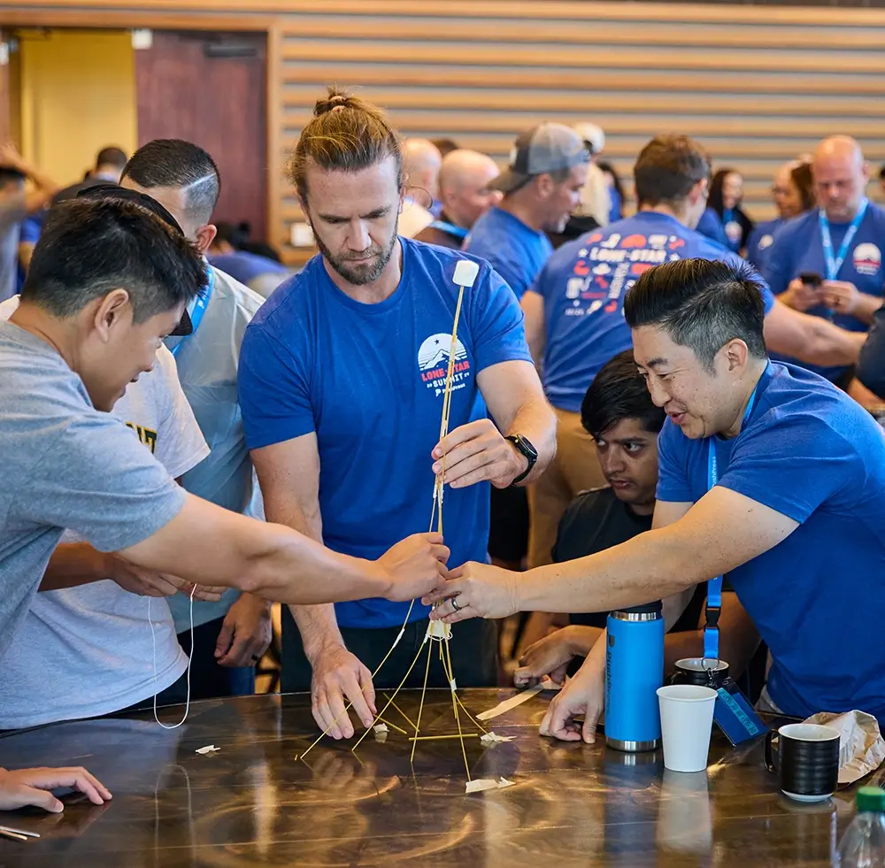 PushPress team on team building