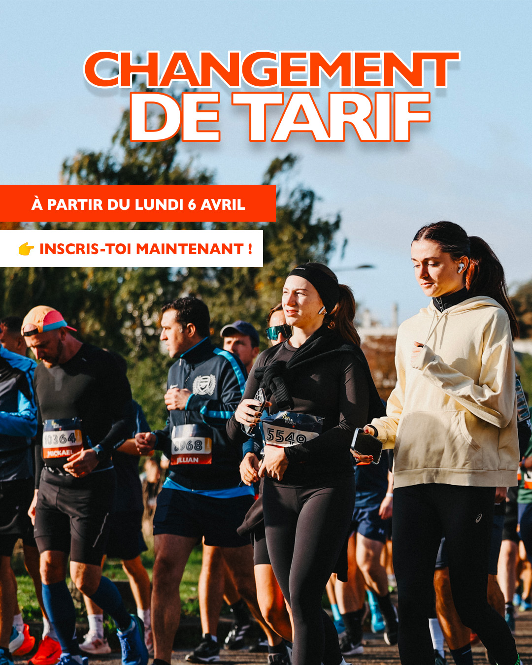 CHANGEMENT DE TARIF IMMINENT