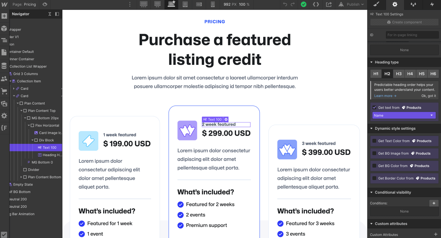 Ecommerce Content - Meetups X Webflow Template