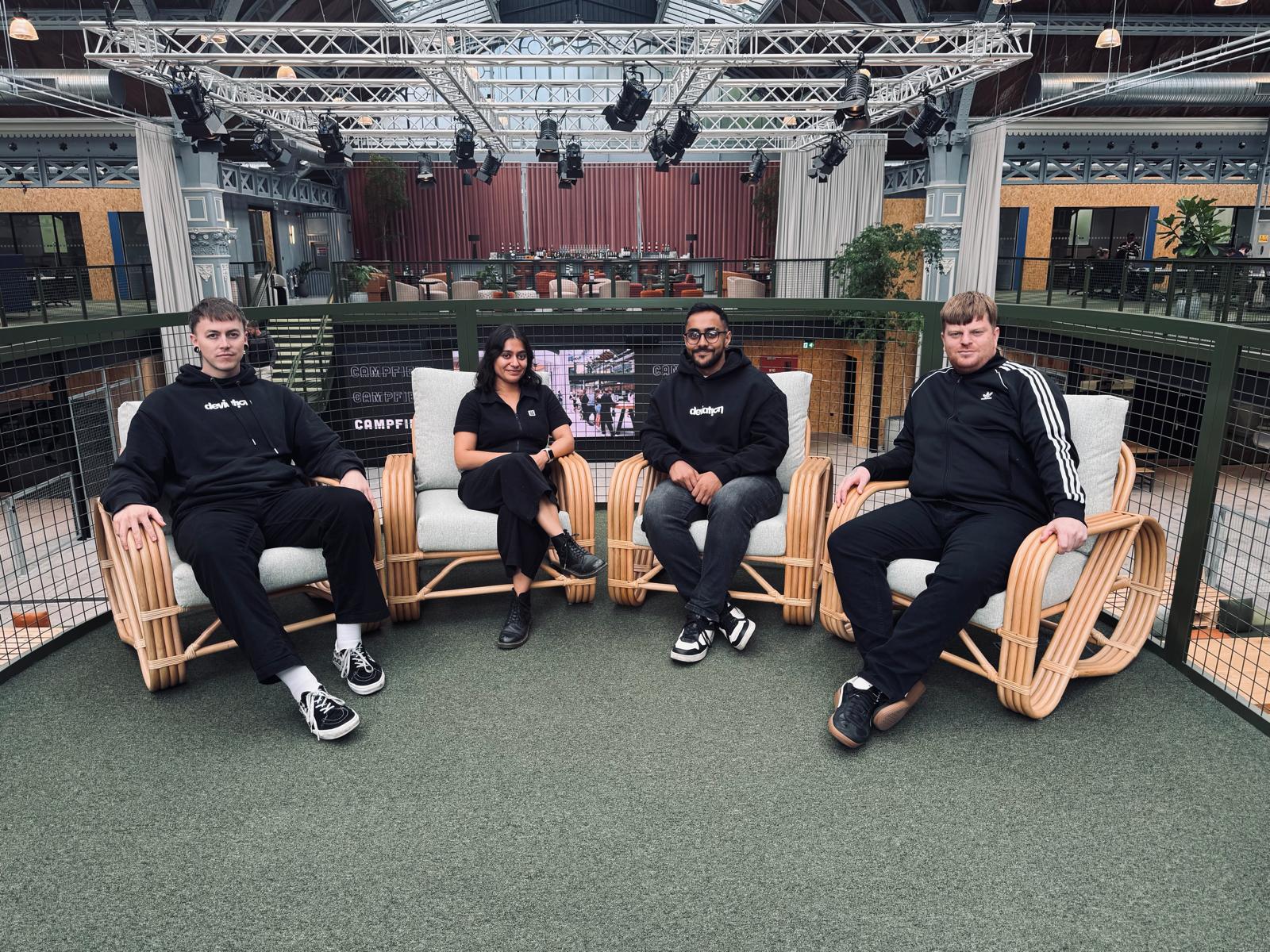 Deviation's first team photo as a team of 4.