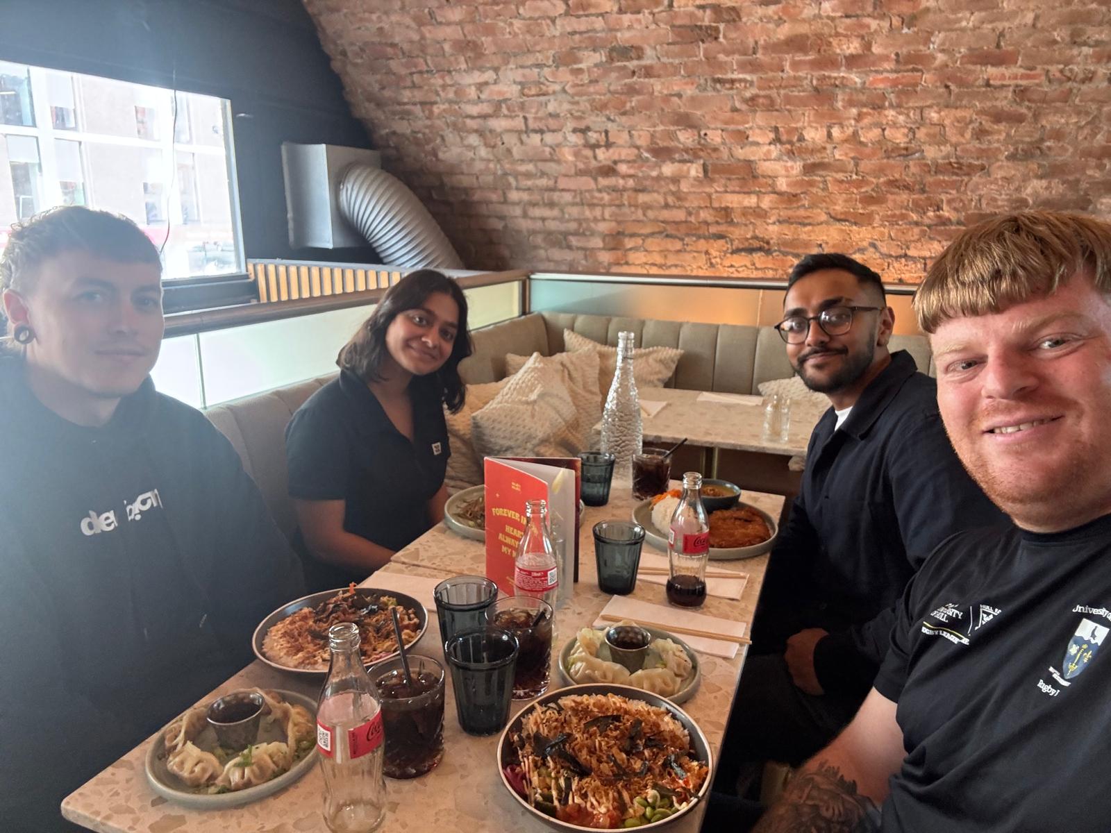 Deviation at a Team Day for Lunch.