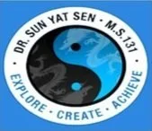 M.S. 131 Dr. Sun Yat Sen school logo with yin-yang symbol
