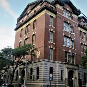P.S. 3 Charrette School brick building exterior