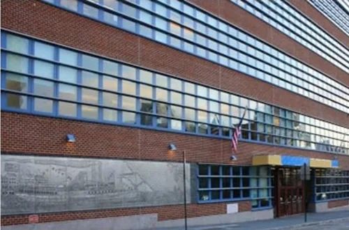 P.S. 343 Peck Slip School building entrance