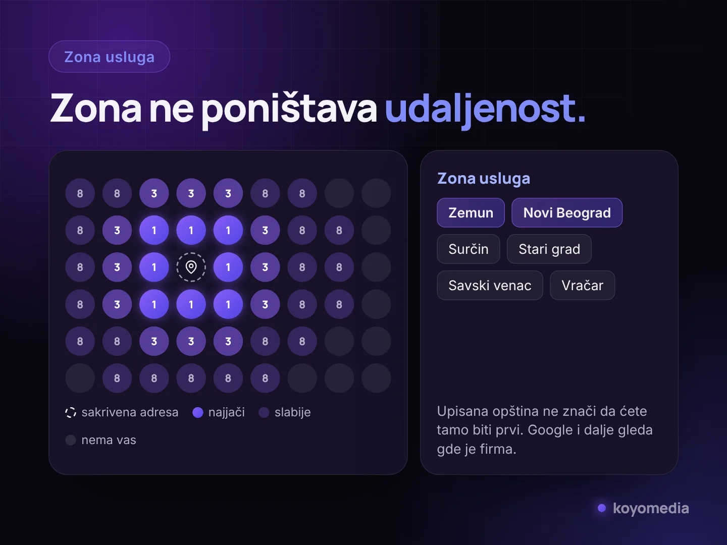 Firma iz Zemuna sa sakrivenom adresom: najjača je u Zemunu i na Novom Beogradu, a slabija dalje od sedišta