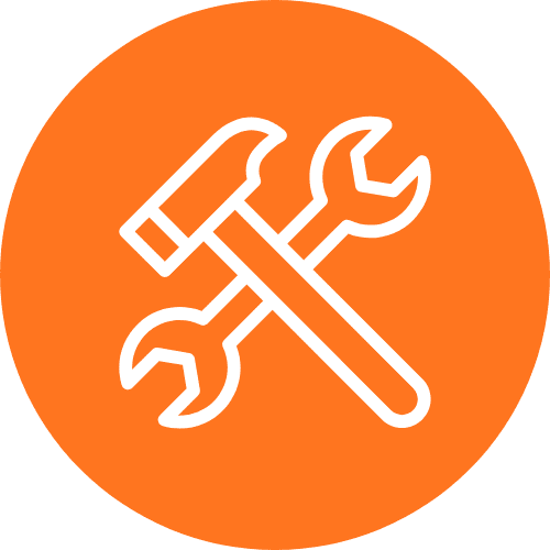 Handwerksqualität vom SHK Meisterbetrieb KeKa GmbH im Rheingau-Taunus-Kreis, Symbol mit Werkzeug