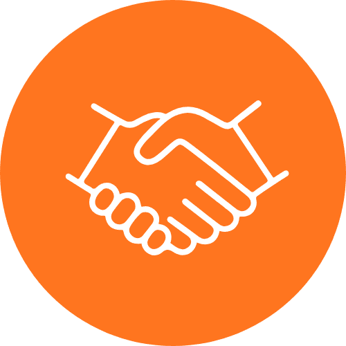 Kundennähe und persönliche Beratung bei KeKa GmbH, SHK Meisterbetrieb in Wiesbaden, Symbol Hände-Schütteln