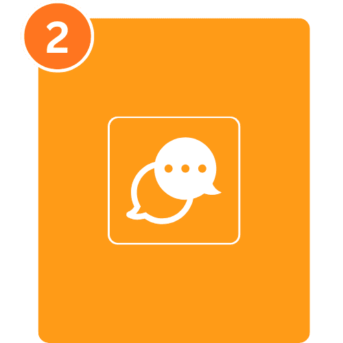 Beratung und Angebot direkt vom SHK Meisterbetrieb KeKa GmbH im Rheingau-Taunus-Kreis, Chat-Symbol