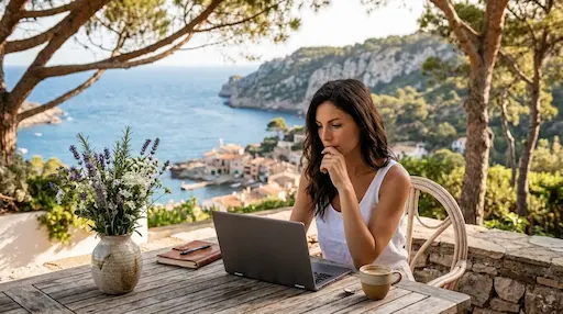 Workation en France : travailler à distance depuis un lieu agréable