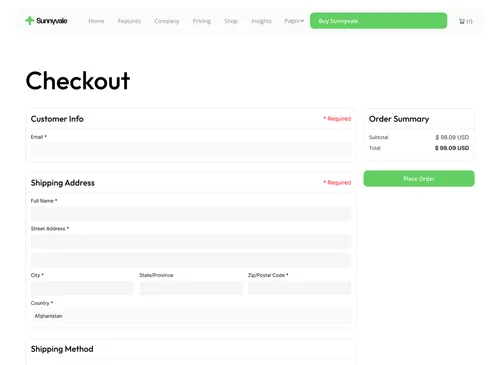 App Webflow Template -
Sunnyvale - Created by Wedoflow.com and Azwedo.com