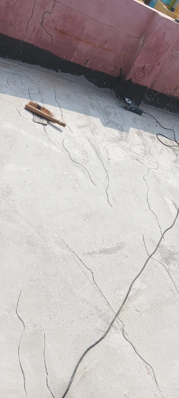 Terrace Multiple Cracks Before